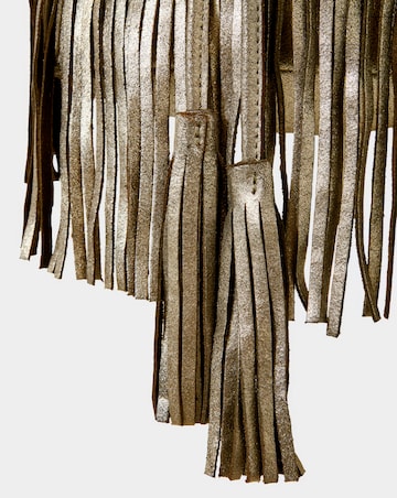 Joe Browns Gold Rush Metallic Suede Bag