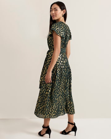 Phase Eight Lilani Shimmer Midi Dress
