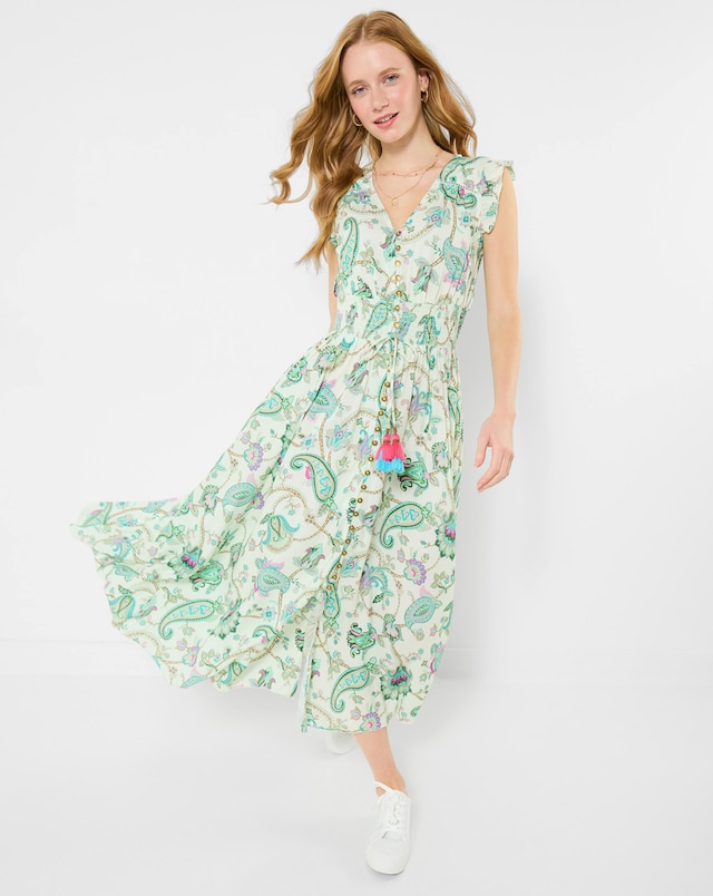 joe browns santorini dress Santorini Blues Tie Shoulder Maxi Dress
