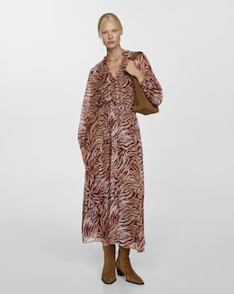 Mango Lin Printed Dress