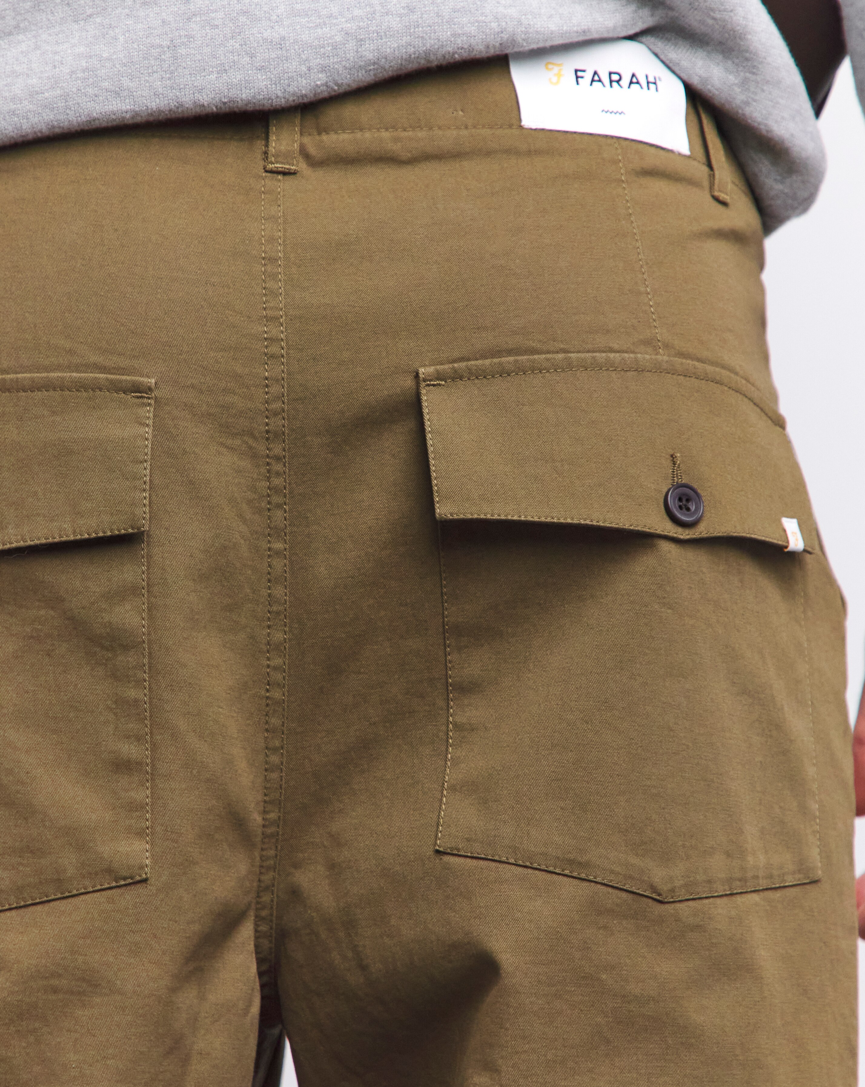 Farah Hawtin Tapered Fit Twill Trouser | JD Williams