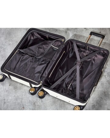 Rock Vintage Large Suitcase - Cream
