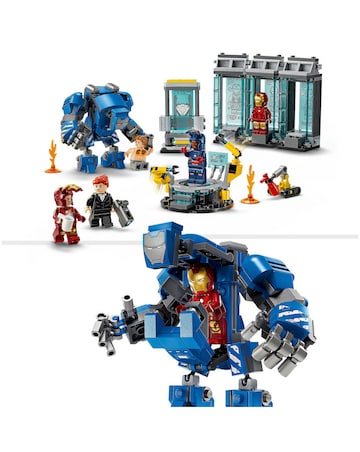 LEGO Marvel Iron Man's Laboratory: Hall of Armour, Super Hero Building Set 76315