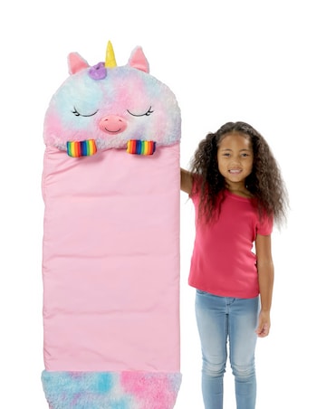 Happy Nappers Rainbow Unicorn Plush Sleeping Bag