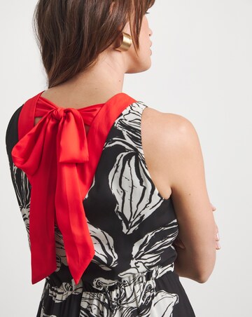 Joanna Hope Sleeveless Border Print Dresses