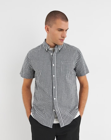 Short Sleeve Gingham Shirt