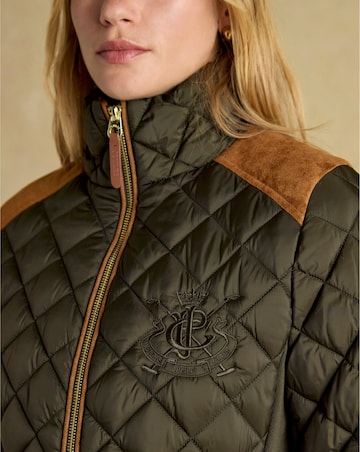 Joules Braemar Luxe Showerproof Quilted Coat