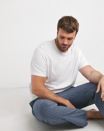 Jack & Jones T-Shirt & Trouser PJ Set - Blue