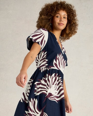 White Stuff Clove Linen Blend Dress