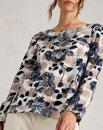 White Stuff Weaver Long Sleeve Tee