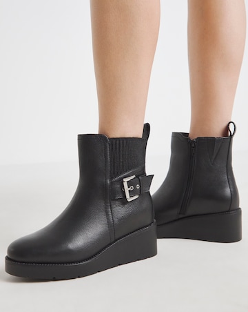 Natalie Wedge Chelsea Boots - Extra Wide Fit (EEE)