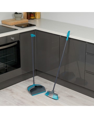 Beldray Long Handle Dustpan and Broom