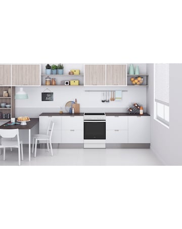 Indesit IS67V5KHW/UK Single Electric Cooker