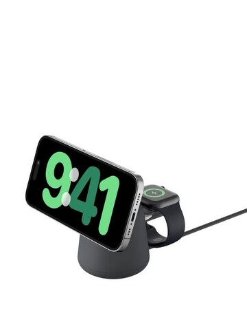 Belkin BoostCharge Pro 2-in-1 Wireless MagSafe Charging Stand - Charcoal