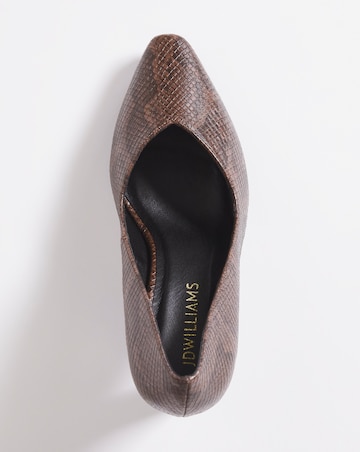 Heeled Court Shoe - Extra Wide Fit (EEE)