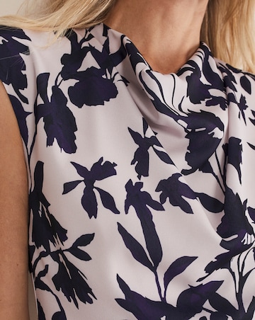 Phase Eight Willow Floral Cowl Neck Dress