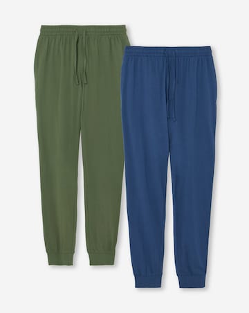 2 Pack Jersey Cuffed Lounge Pants