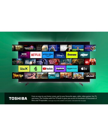 Toshiba Fire 43QF5D53DB 43in Smart 4K UHD HDR QLED TV
