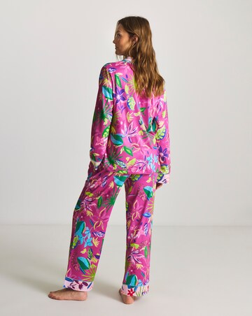 Figleaves Floral Revere Pyjama Set In A Bag