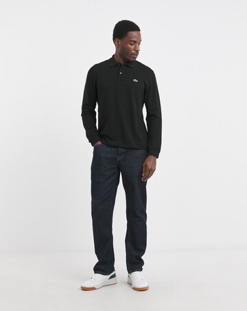 Lacoste Classic Long Sleeved Polo - Black