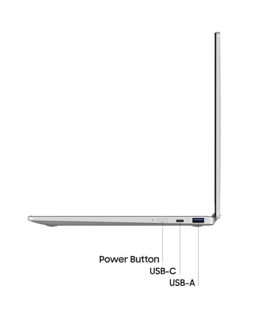 Samsung Galaxy Chromebook2 360 12.4in CEL 4GB 64GB - Silver