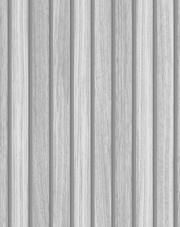 Fresco Wooden Slats Grey Wallpaper