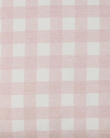 Willow Embroidered Checked Cushion