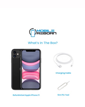 Refurbished Apple iPhone 11 64GB - Black (Pristine Condition)