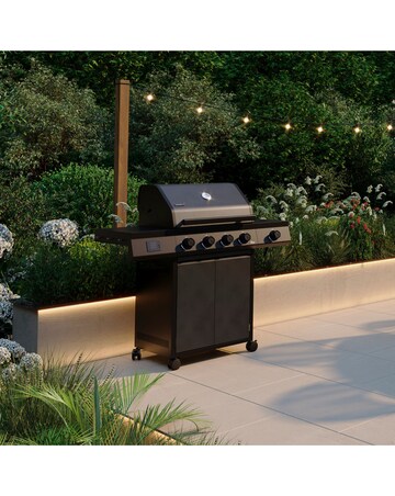 Charles Bentley Ottimo Origin Pro 380 4 Burner Gas Barbecue with Side Burner