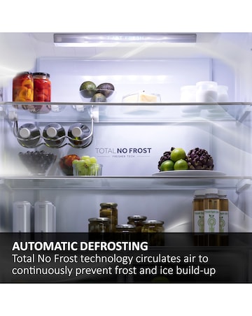 Haier Series 3 HTR3518ENMWK 185cm 60/40 Fridge Freezer White + Install