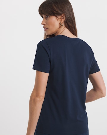 Tommy Hilfiger Lurex Script Crew Neck T-shirt