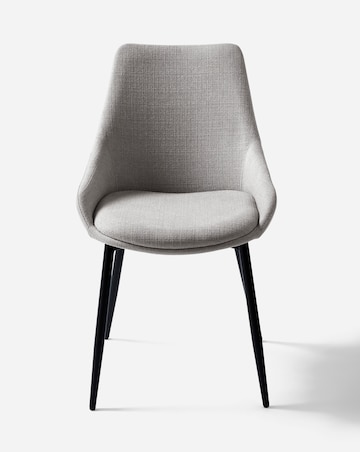 Etta Fabric Pair of Dining Chairs