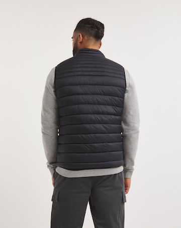 Black Lightweight WR Padded Gilet