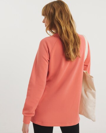 Peach Classic Longline Sweatshirt
