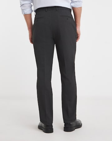 Regular Fit Plain Front Stretch Trouser