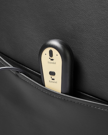 Lincoln Faux Leather Electric Recliner Armchair