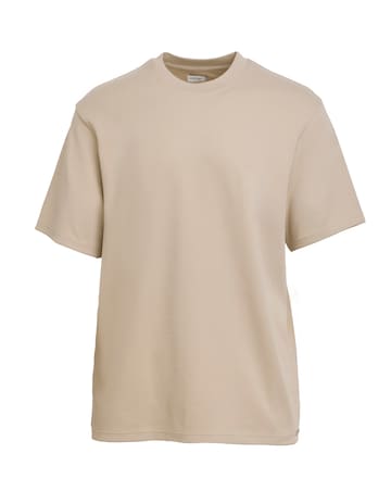 Folio Heavyweight Interlock T-Shirt-Stone