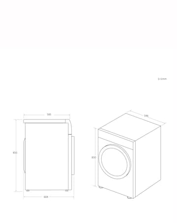 Hoover H-DRY 350 HRE C10TBER-80 10kg Condenser Tumble Dryer Graphite + Install