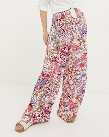 Fatface Paisley Palazzo Trousers