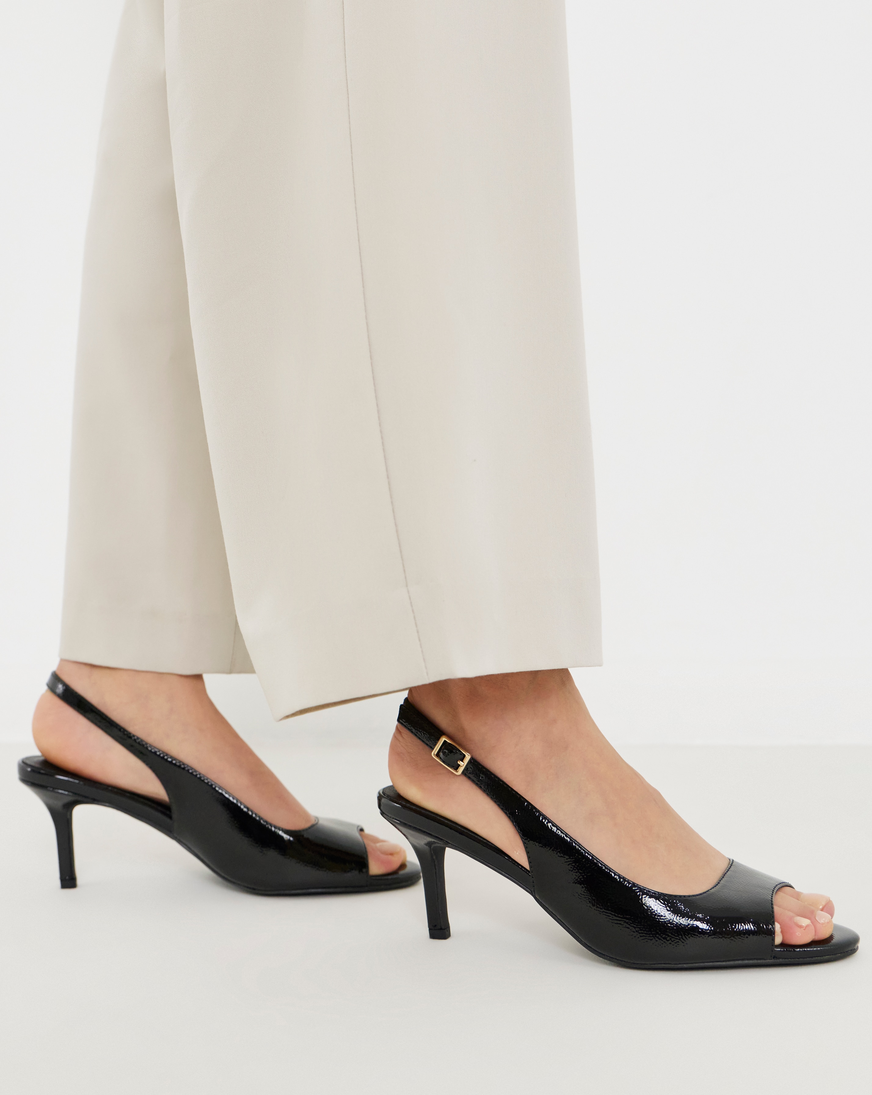 Bex Peep Toe Heel Sandals - Extra Wide Fit (EEE) | JD Williams