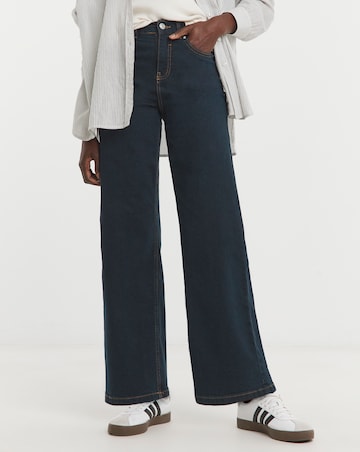 24/7 Indigo Wide Leg Jeans