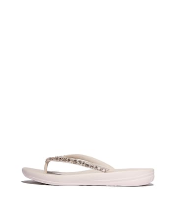 Fit Flop iQushion Crystal Flip-Flops Standard Fit