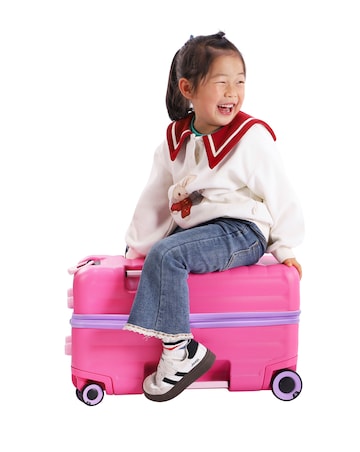 IT Luggage Trunkryder Kids Ride-On Suitcase - Azalea Pink