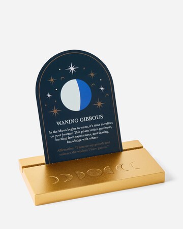 Set of 8 Moon Phase Cards with Wooden Stand