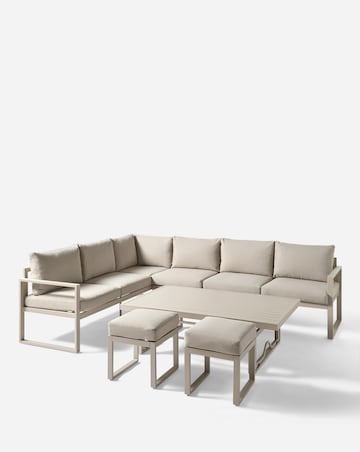 Soho Aluminium Corner Sofa Set