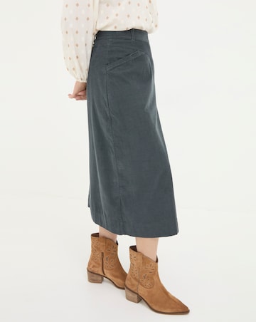 FatFace Leigh Cord Midid Skirt
