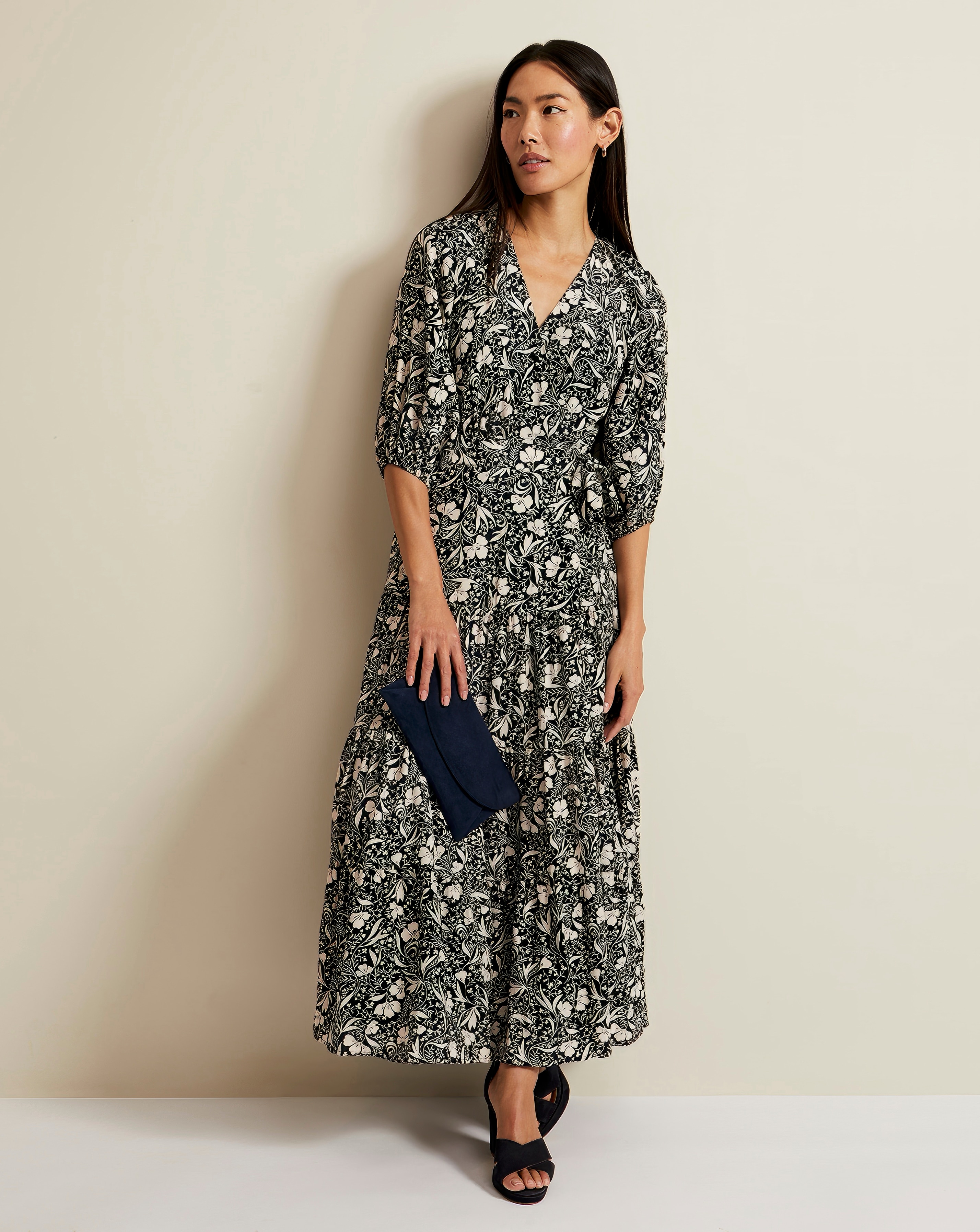 ワンピース Flower Printed Sleeves Dress 2024_05_15_Tom_Phoebe_FScollec