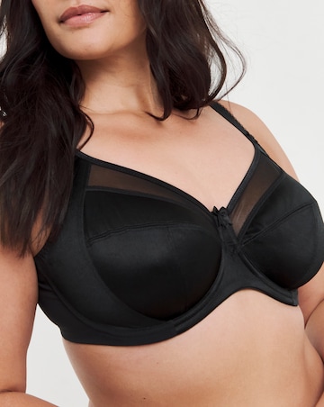 Goddess Keira Full Cup Wired Bra Black