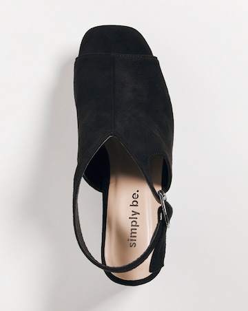 Goldie Scoop Front Shoe Boots - Extra Wide Fit (EEE)