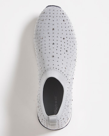 Cushion Walk Fly Knit Slip On Wide E Fit